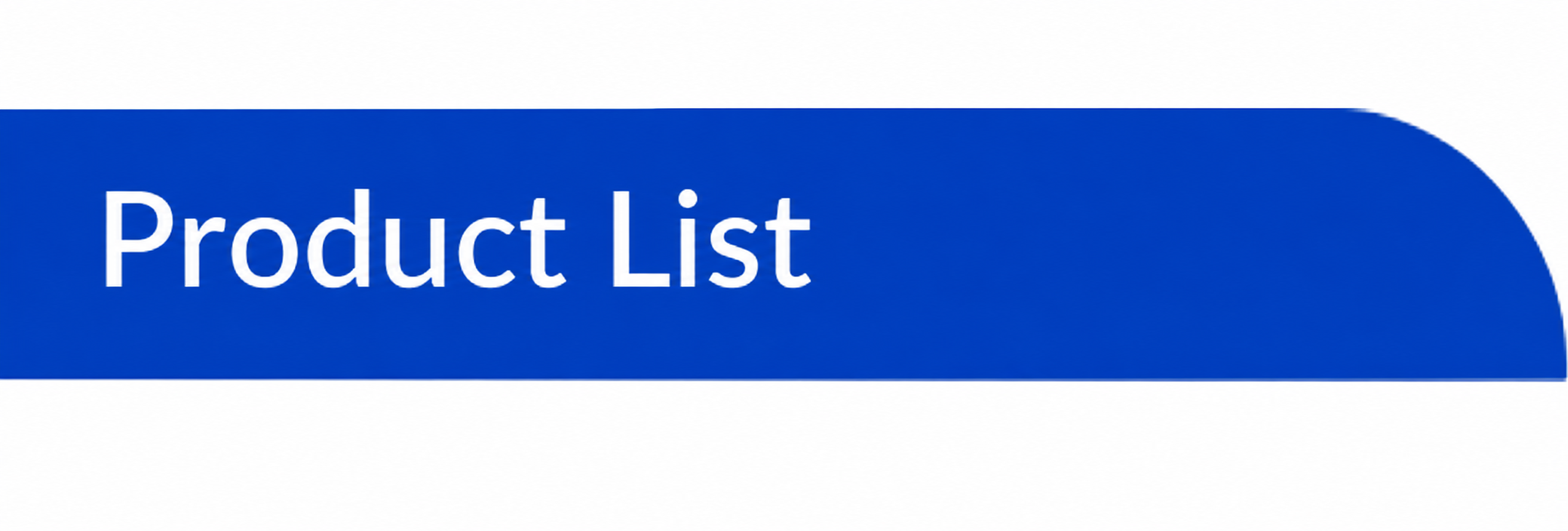 Product List